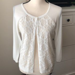 August silk cardigan